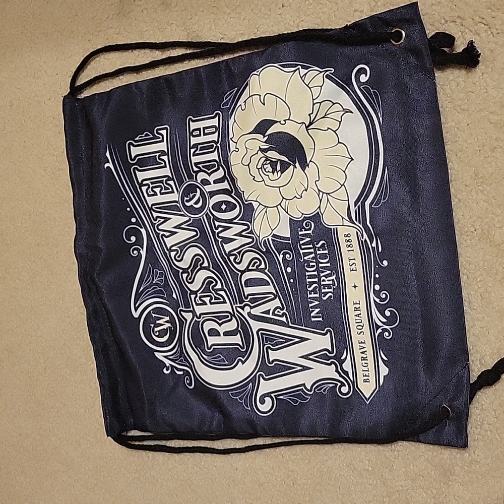 Stalking Jack the Ripper Drawstring Backpack